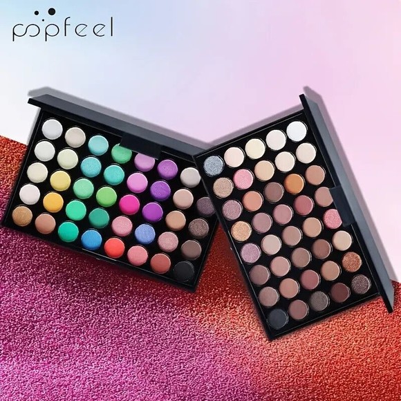 Eye Makeup Palette 40 Highly Pigmented Colors Matte Shimmer Metallic Eyeshadow 2 - Picture 3 of 3